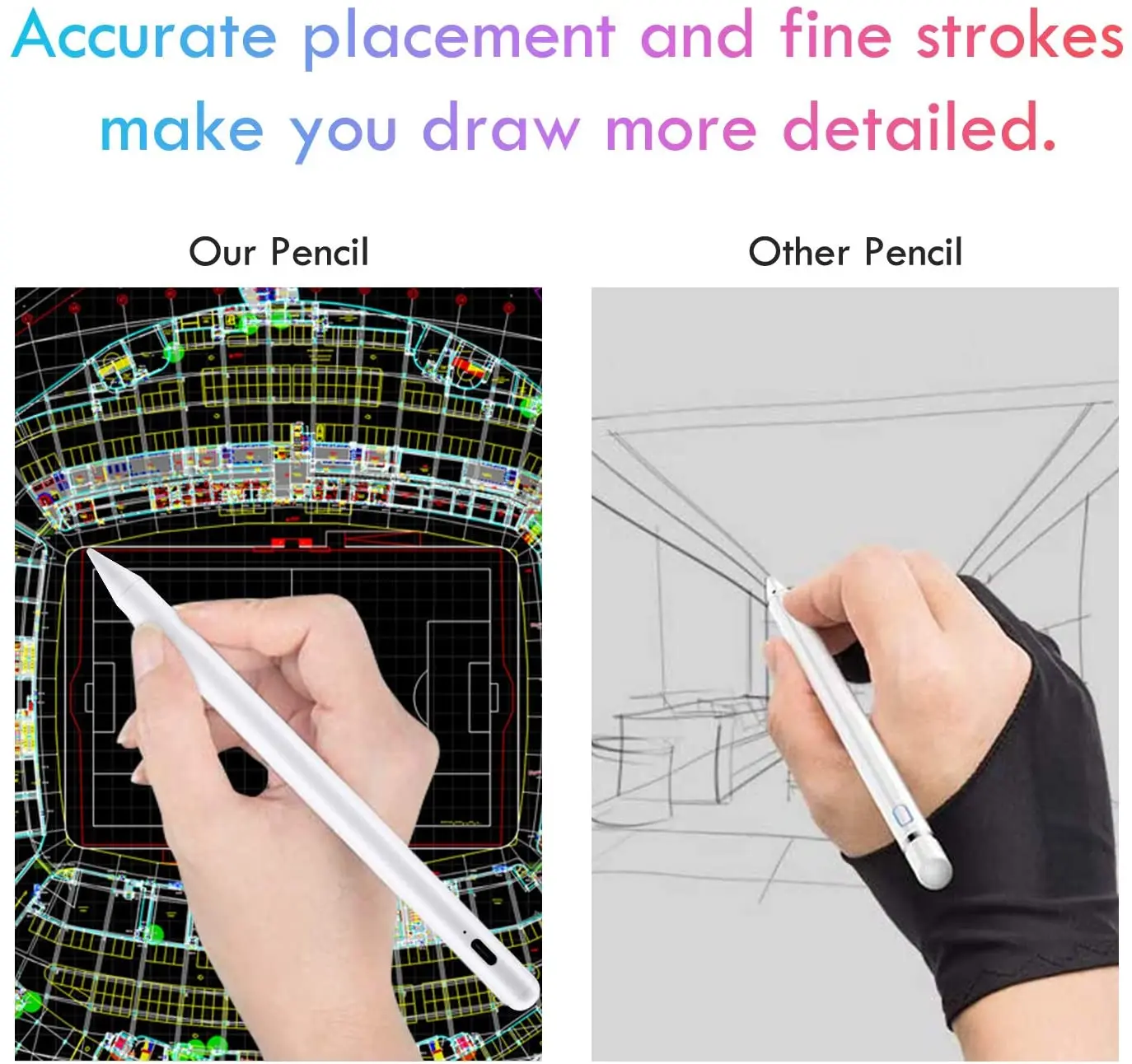 apple pencil (2003-2012), escrita desenho preciso