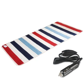 

71X28 Inch Car Winter Electric Heating Blanket 24V 85W Electric Cushion Warming Pad Shoulder Premium Plush Long Service Life