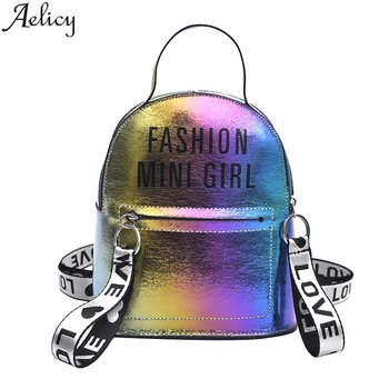 

Aelicy Fluorescent Pu Backpack Woman Leisure Fashion Backpack Women Shoulder Bag Y Letter Print Shoulder Bag Womens Backpacks