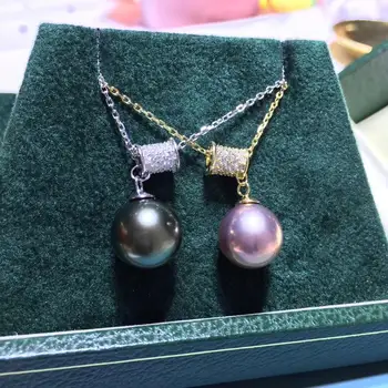 

Charm Style 925 Sterling Silver Necklace Base Mounts Findings Jewelry Settings Mountings Parts for Akoya Edison Pearls