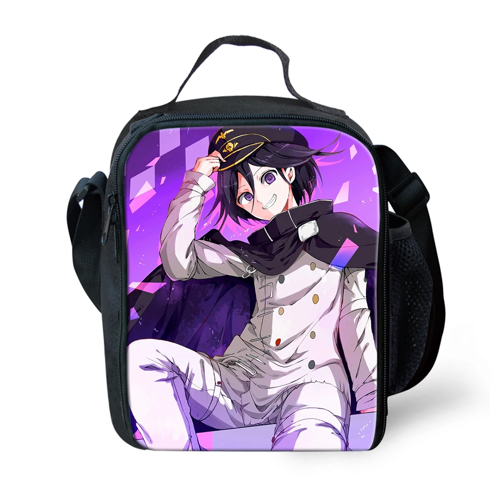 CDGX2483G Аниме Danganronpa Кроссбоди сумка для ланча для мальчиков, Детская сумка-мессенджер, Термосумка для еды и пикника, Студенческая изолированная сумка на плечо monokuma - Цвет: CDGX2483G