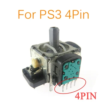 

5PCS Original used 4Pin 3D Rocker 3D Analog Joystick Sensor Module for PlayStation 3 Controller for PS3 4 pin Controller