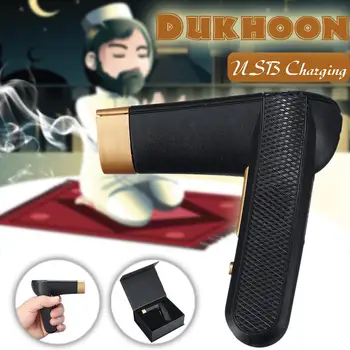 

Portable USB Electric Arabic Incense Burner Bakhoor Rechargeable Islamic Muslim Ramadan Dukhoon Home Aroma Diffuser Decor Gift