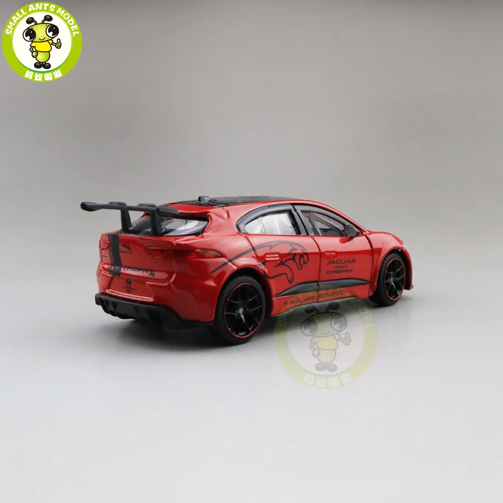 1/36 JACKIEKIM Jaguar I-PACE eTROPHY литой модельный автомобиль игрушки для детей откатные подарки для мальчиков и девочек