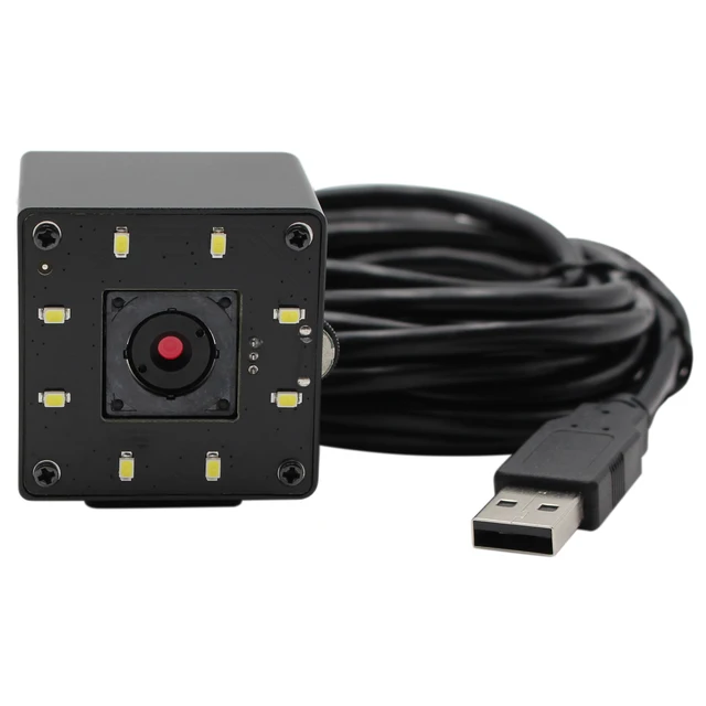 $US $55.24  5MP high resolution PC Webcam Mini Autofocus USB Camera with White leds for Day/ Night vision