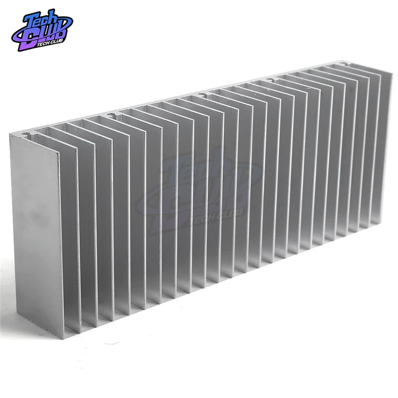 Aluminum Heat Sink 60x150x25mm for Amplifer LED COB Light Power IC Transistor