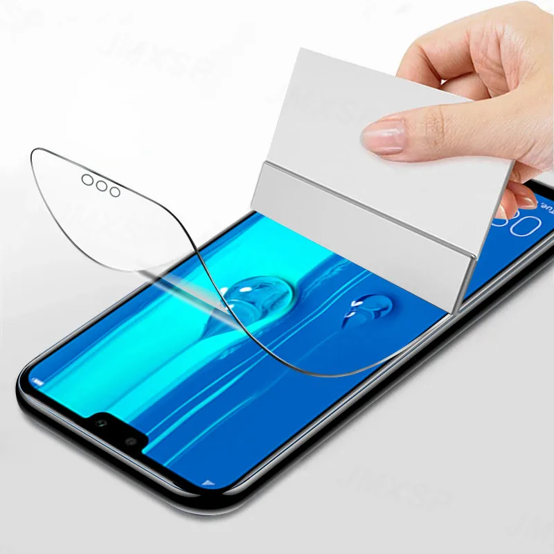 phone screen guard 2Pcs Hydrogel Film For Huawei Y7 Y6 Y5 Y9 Prime 2018 2019 Screen Protector For Huawei Y7 Y6 Y5 Pro 2019 Y9A Y8S Y8P Y7S Y6P Film glass cover mobile