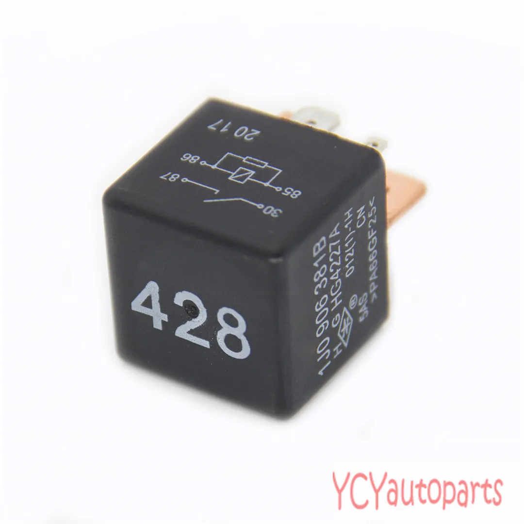Relè Auto #428 Misura Per Vw Beetle Golf Campmoblupo Transporter Audi A2 A3 Skoda Octavia Seat Leon 1J0906381B