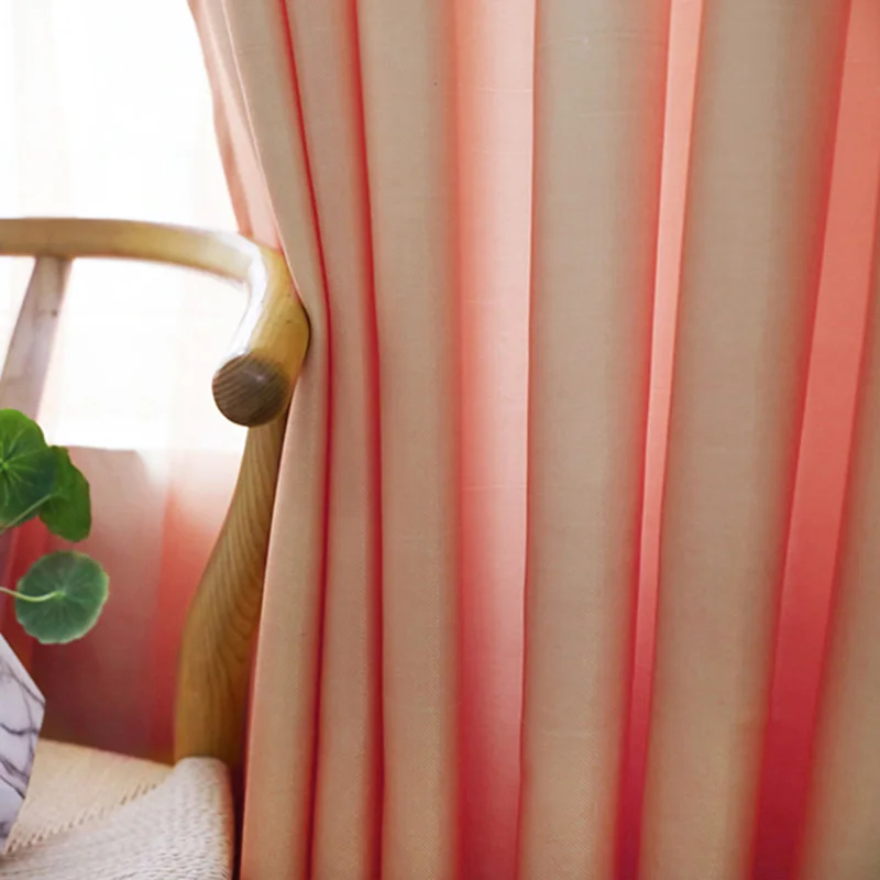 Color 2 Cloth Шторы с градиентным рисунком, вуаль, серое окно, современные, для гостиной, занавески, тюль, отвесная ткань, Rideaux Cortinas WP185-50 - Цвет: Color 2 Cloth