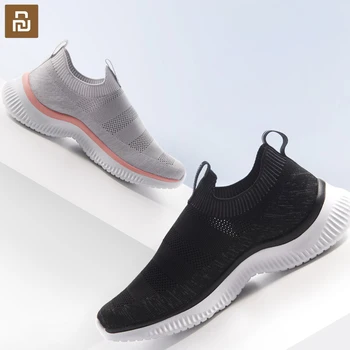 

New Youpin ULEEMARK Lightweight walking couple casual shoes Flying woven upper one-piece sock breathable structure