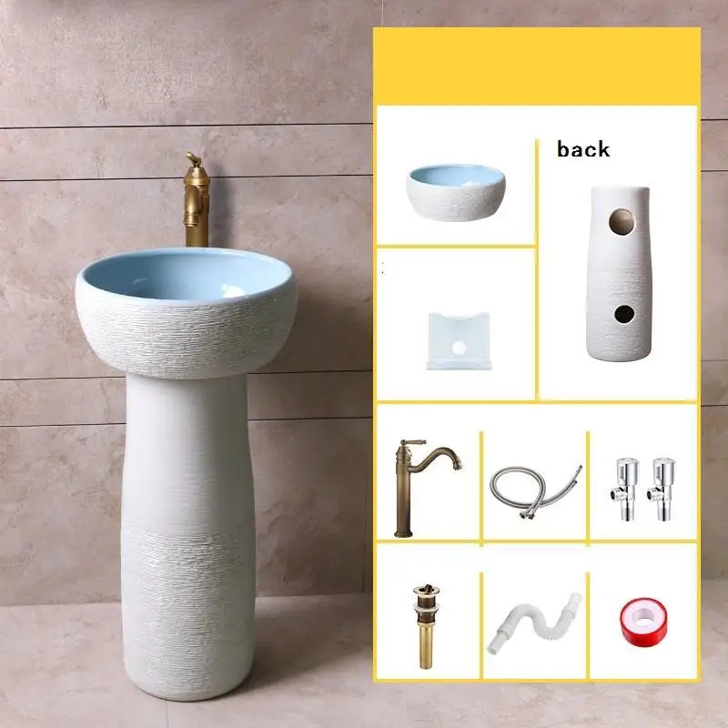 Wastafel Fregadero Wasbak Cuba Para Lavatorio De Lavandino Bagno чаша Banyo Lavabo Evier Pia Banheiro раковина для ванной комнаты - Цвет: MODEL H
