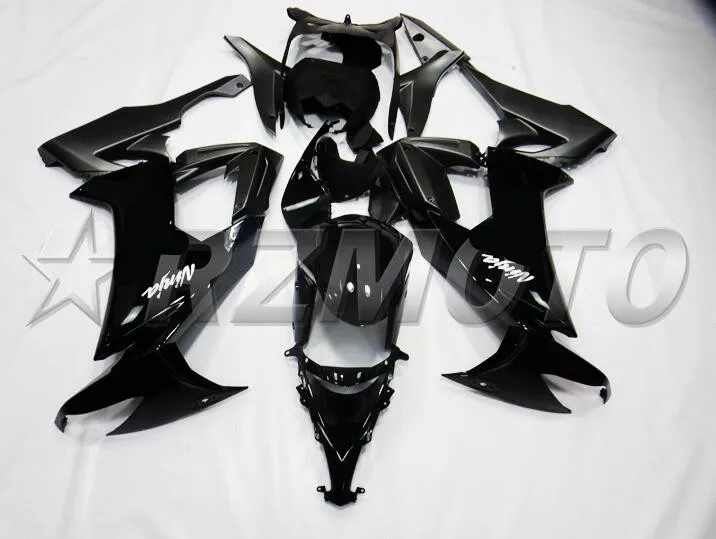 4 подарки Лидер продаж ABS полный обтекатель комплект подходит для Kawasaki Ninja ZX-10R ZX10R 2008 2009 2010 08 09 10 Обтекатели набор цвет черный