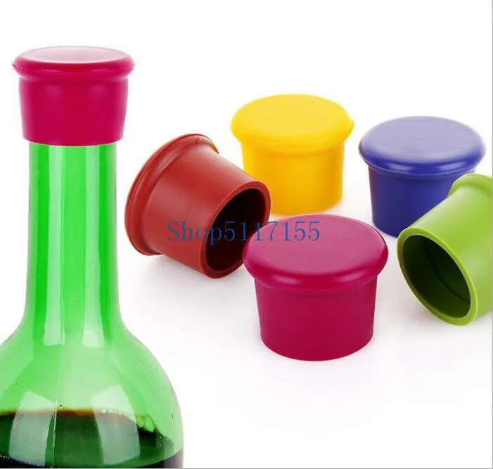1000pcs Reusable Silicone Wine Beer Top Bottle Cap Stopper Drink Saver Sealer Beverage Home Kitchen Bar Tools