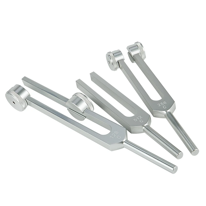 

Set of 3 pcs Aluminum Sensory Tuning Forks C 128 256 512