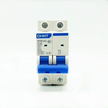 

CHINT Circuit Breaker NXB-63 2 Poles C type MCB 1A 2A 3A 4A 6A 10A 16A 20A 25A 32A 40A 50A 63A Mini Circuit Breaker DZ47-63 C45