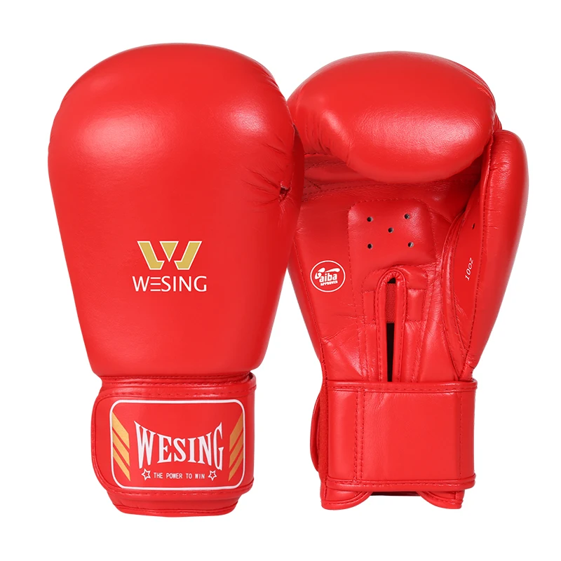 Одобренные AIBA боксерские перчатки 10oz 12oz hihg качественные из микроволокна|boxing
