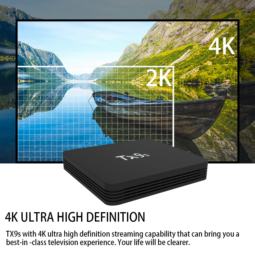 Android 9,0 T X 9s Amlogic S912 4K IP ТВ голосового помощника Google Media Player ТВ коробка Netflix Youtube 2 ГБ 8 ГБ set top tv Box