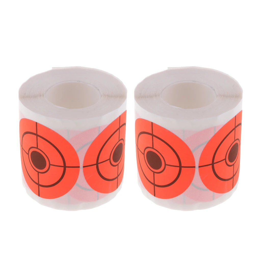 500 Pieces High Visibility  Targets 2inch Paper Target Stickers