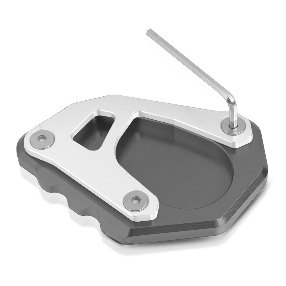 Аксессуары для мотоциклов moto CNC алюминиевая боковая стойка для мотоцикла rbike подставка для KTM 790 Adventure R/S 790 Adventure - Цвет: gray-sliver