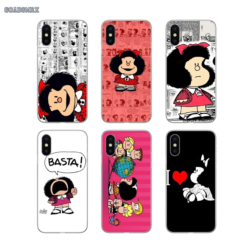 For Samsung Galaxy A3 A5 A7 A750 2016 2017 A10 A30 A40 A50 A70 A6 A8 A9 Plus J8 2018 Silicone Shell Covers Mafalda Simple Design | Мобильные