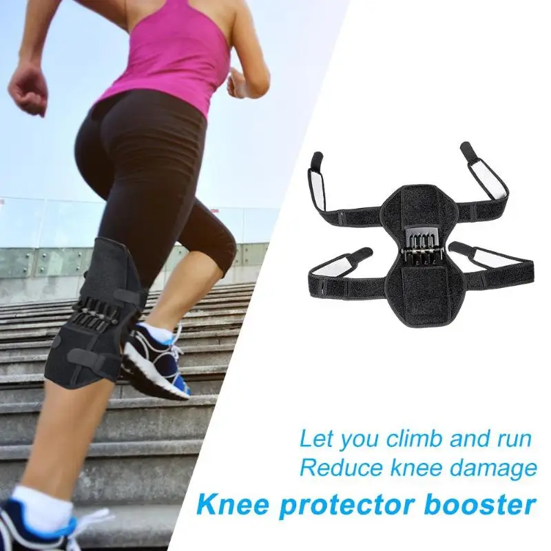

Powerful Knee Booster Rebound Spring Force Climbing Running Joint Support