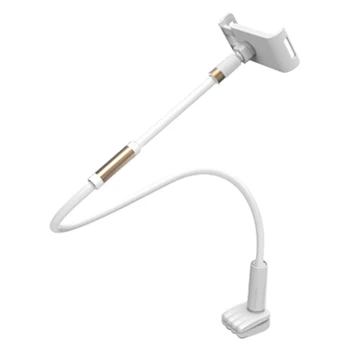 

Gooseneck Non Slip 360 Degree Flexible Lazy Home Office Long Arms Bedroom Tablet Holder Durable Clamp Universal Phone Stand