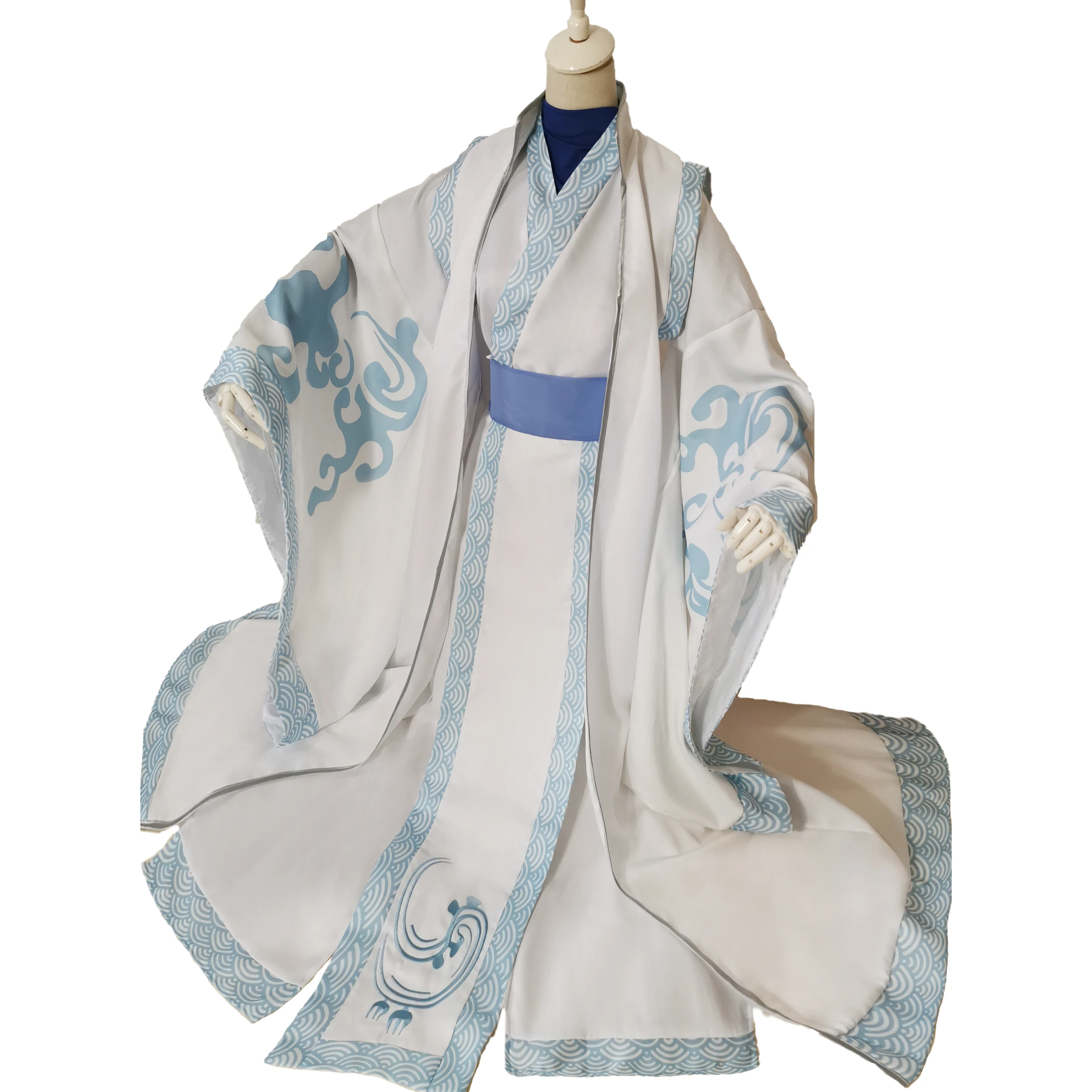 costume Горячая Аниме фильм NE ZHA Ao Bing Косплей Костюм китайский полный комплект взрослых мужчин Хэллоуин карнавальные костюмы - Цвет: costume