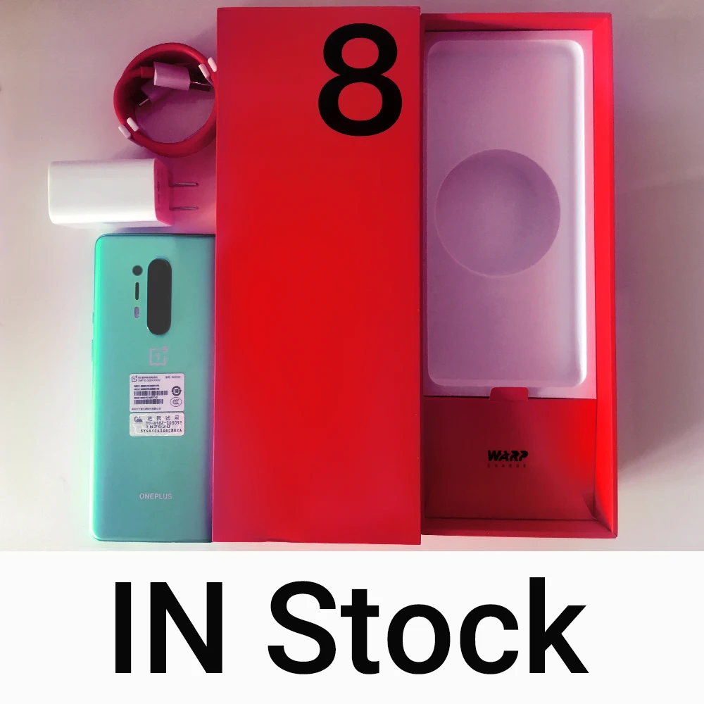 Global Rom Oneplus 8 Pro 5G Smartphone Snapdragon 865 12GB 256GB 6.87'' 120Hz Fluid Screen 48MP Quad Cams 30W Wireless Charging