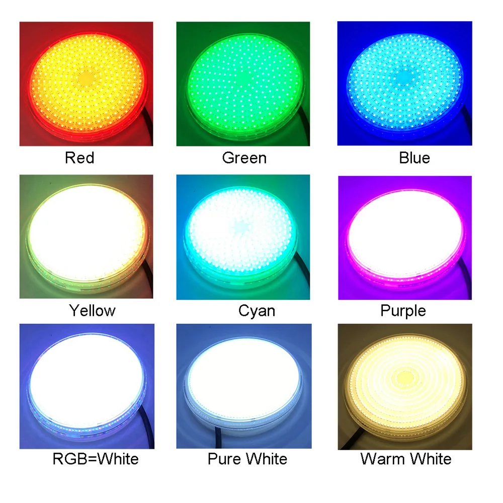 led piscina lampada 24w resina cheia de 04