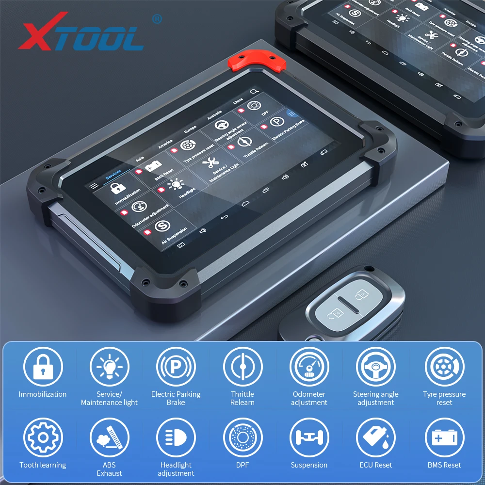 Оригинальный диагностический инструмент XTOOL EZ400 PRO для планшета поддержка