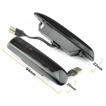 

For BMW 3 Series E46 Sedan Coupe Wagon Convertible 1997-2001 Led Dynamic Turn Signal Light Side Fender Marker Sequential Lamp