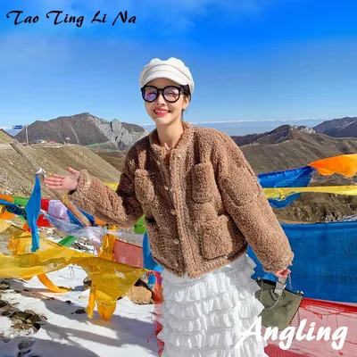 

2019 New Style High-end Fashion Women Faux Fur Coat C32