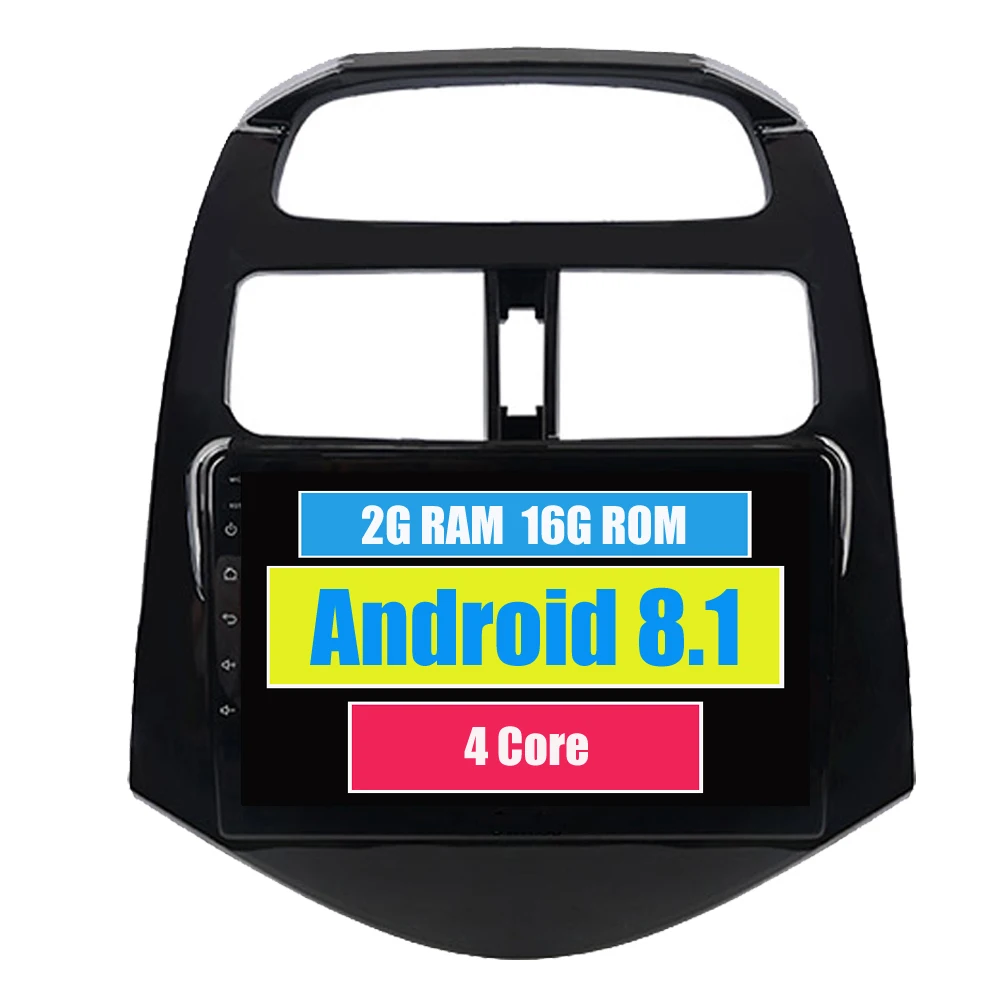 RoverOne Android 9,0 автомобильный мультимедийный плеер для Chevrolet Spark 2010- Авторадио Bluetooth Радио Стерео gps навигация DSP - Цвет: Android 8.1