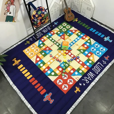 Детский коврик, игровой коврик, Детский ковер, детский игровой коврик, 140X195X3 см, машинная стирка, коврики для гостиной, противоскользящая спальня, детская игрушка - Цвет: CZS0170-O