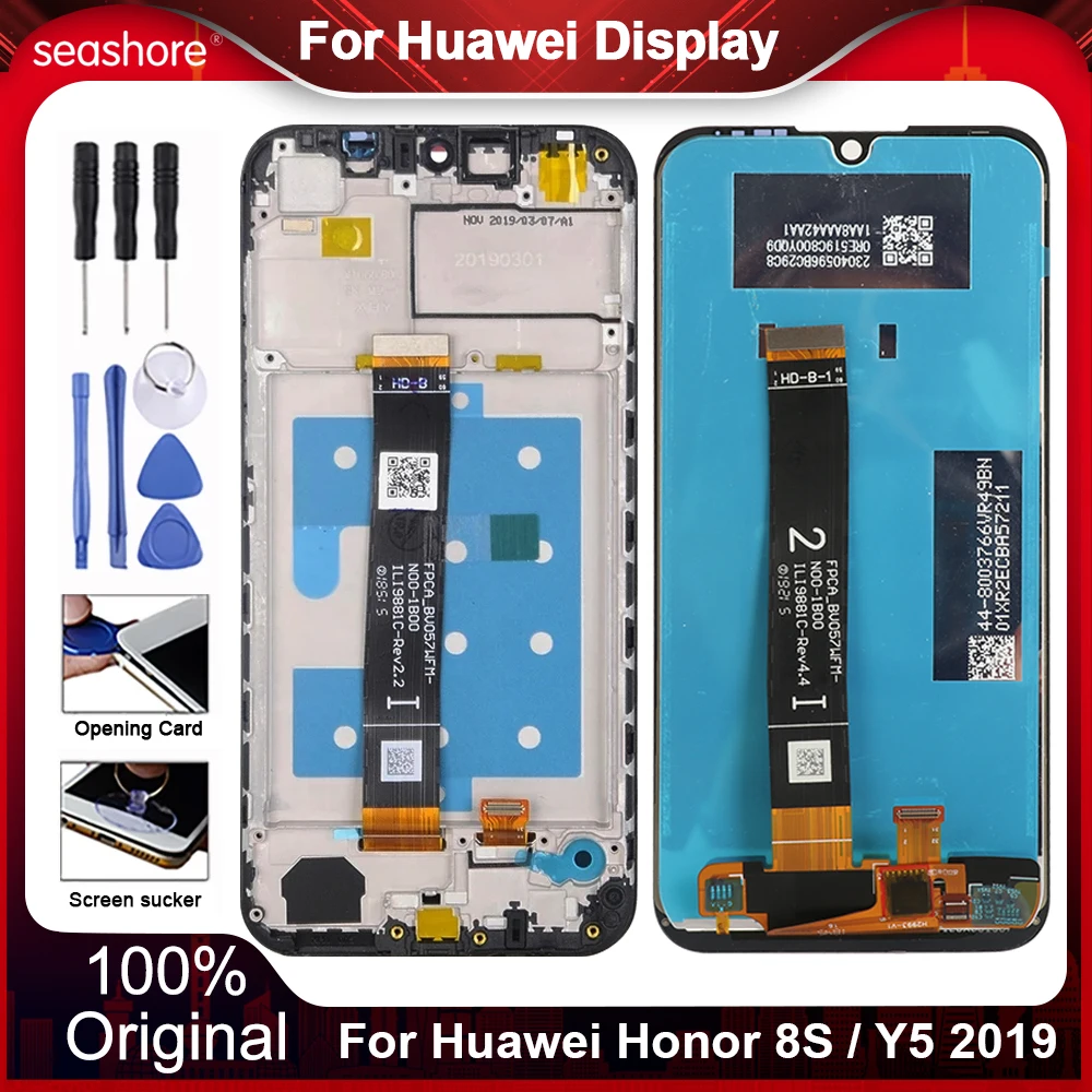 Original Display For Honor 8S Display Touch Screen For Huawei Y5 2019 Honor Play8 LCD Display Digitizer Replacement Part BKK-LX2