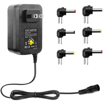 

DC 5V Universal Power Supply Power Adapter Multi Voltage 3V 6V 7.5V 9V 12V Transformer Electric Adapter Converter Cable Plugs