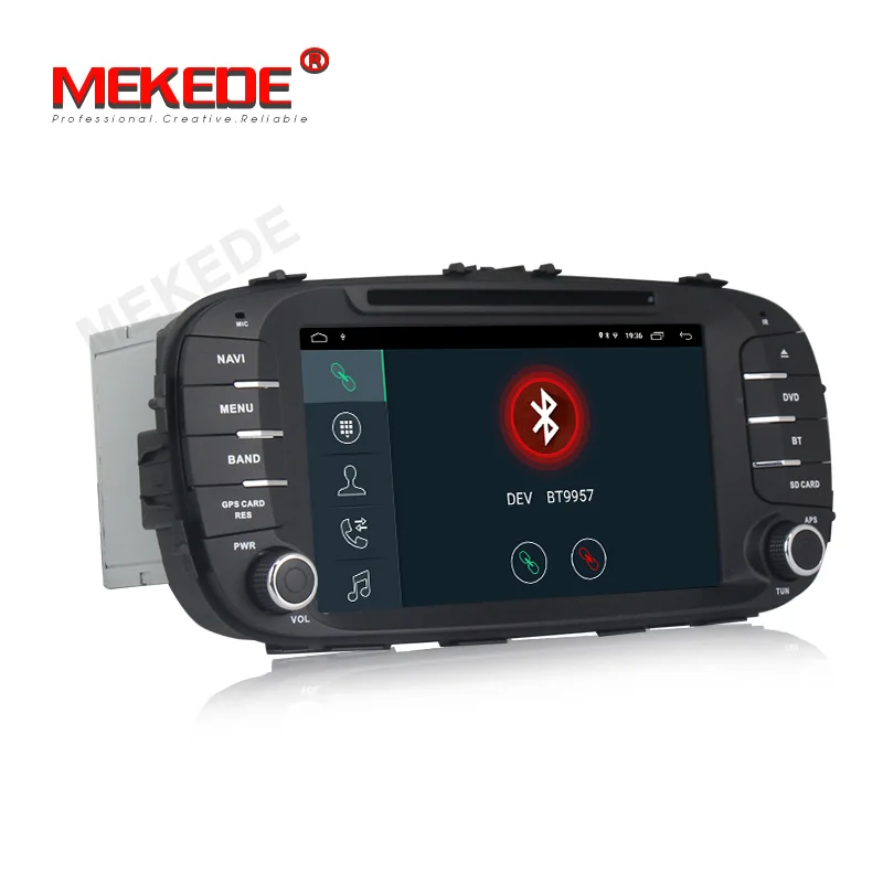 Perfect 7" Quad-Core Android 9.1 2GB RAM 3G 4G WIFI DAB+ RDS Car DVD Multimedia Player Radio Stereo For Kia Soul 2014 2015 2016 2017 1