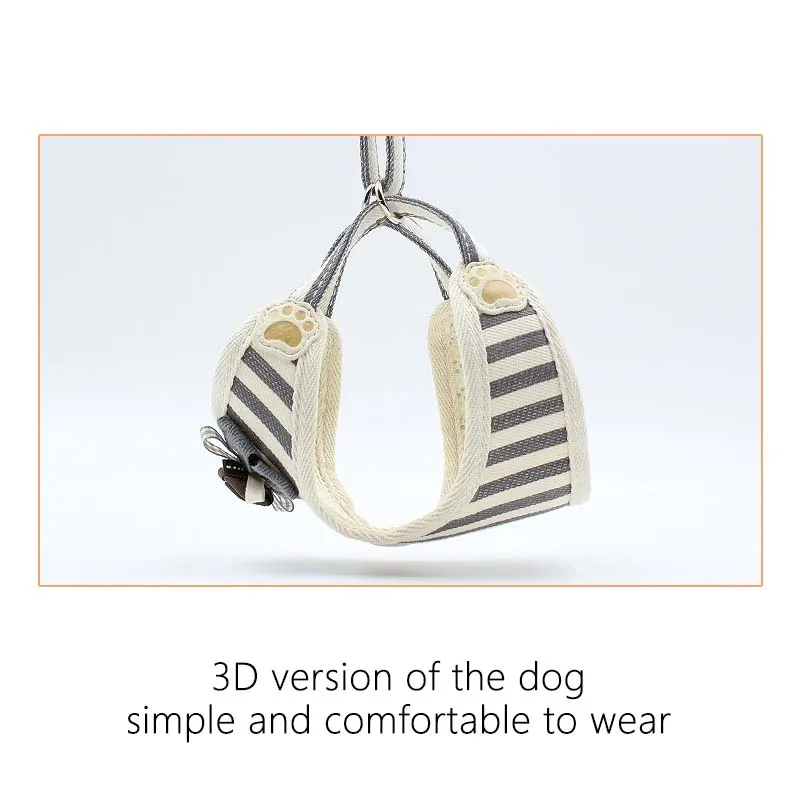 Training Comfort SoftHarness Adjustable Reflective Traction Rope Vest Walking Lead Leash Polyester Mesh Harness Small Medium Dog