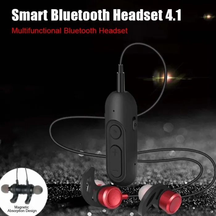 Нагрудный зажим Bluetooth гарнитура приемник спортивный Стерео Водонепроницаемый Многофункциональный портативный приемник YE-Hot