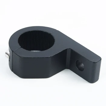 

Bracket Bracket Tube Clamp Bumper Aluminum Rubber ring Black Replacement