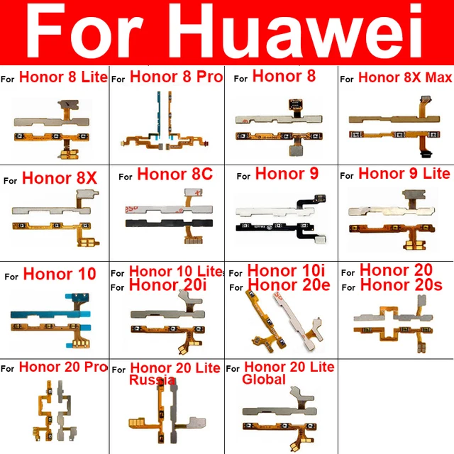 Original Power Button & Volume Button Flex Cable For Huawei