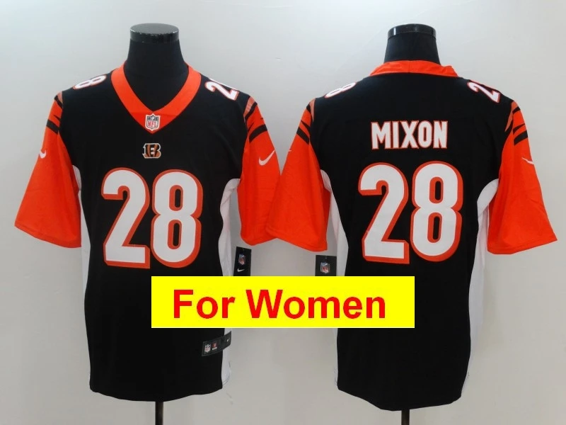 Женщины Cincinnati A.J. Зеленый Joe Mixon Geno Atkins Andy Dalton Tyler Eifert игровая цветная Футбольная форма - Цвет: Серый