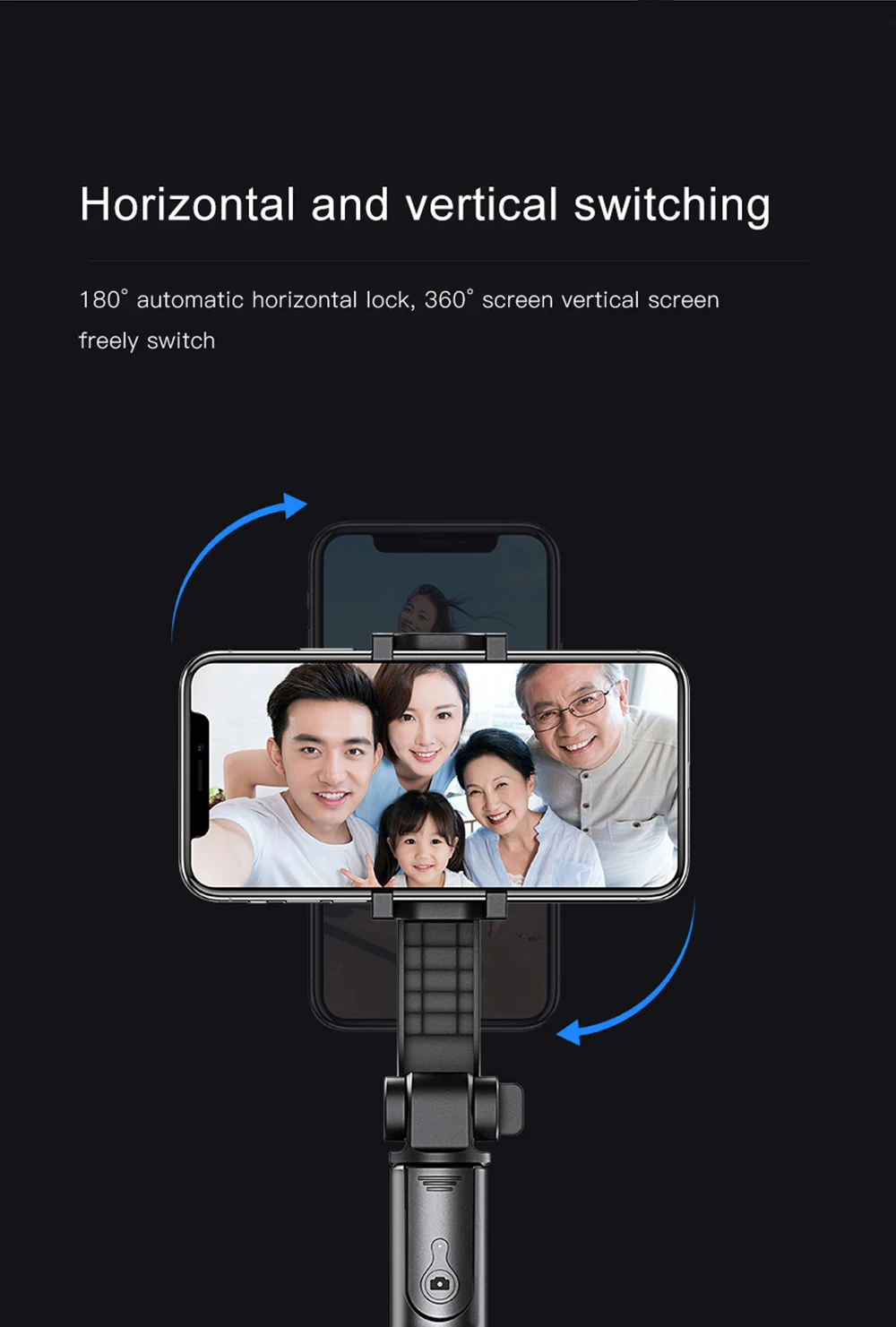 Bonola 3 in1 Handheld Gimbal Stabilizer Smartphone Selfie Stick Tripod For iOSAndroid Video Stabilizer For iPhone11ProSamsung (10)