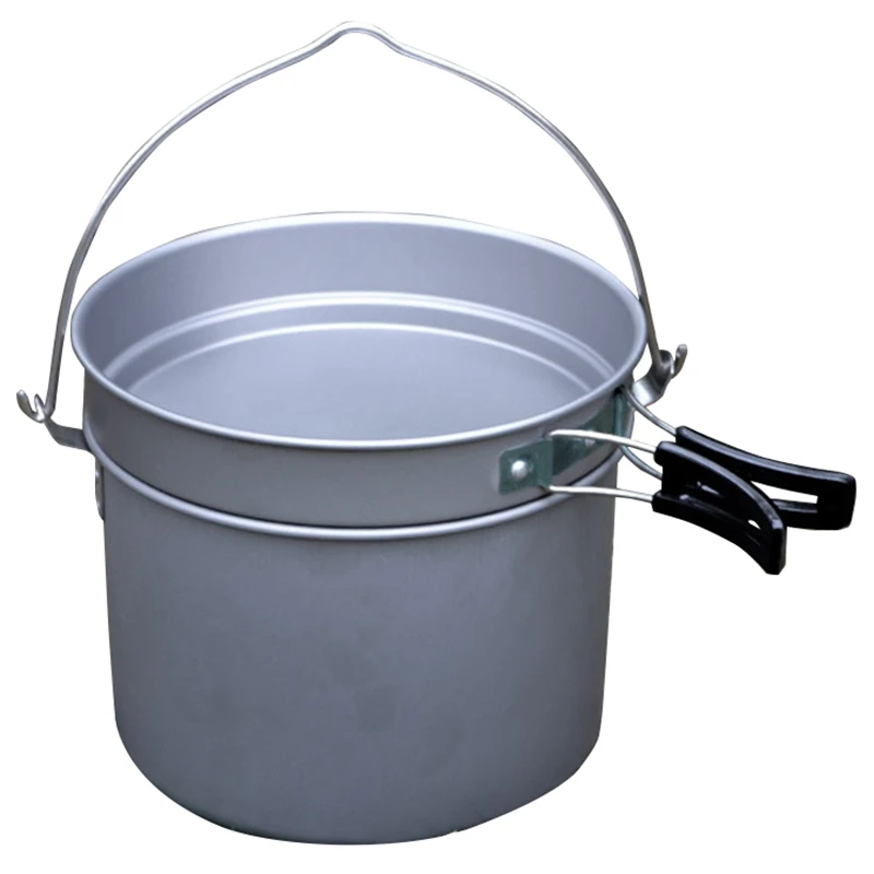 

Camping Pot Pan Set Super Lightweight Camping Cookware Set Outdoor Tableware Cooking Tool With Folding Handle