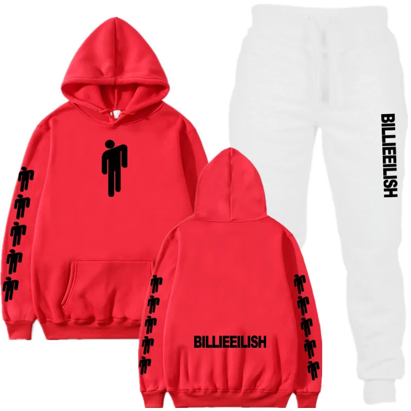 Billie Eilish осень зима тренировочный spak Vrouwen Mannen толстовки повседневные Pak Vrouwen Kleding Pak Беговые Брюки спортивные Su