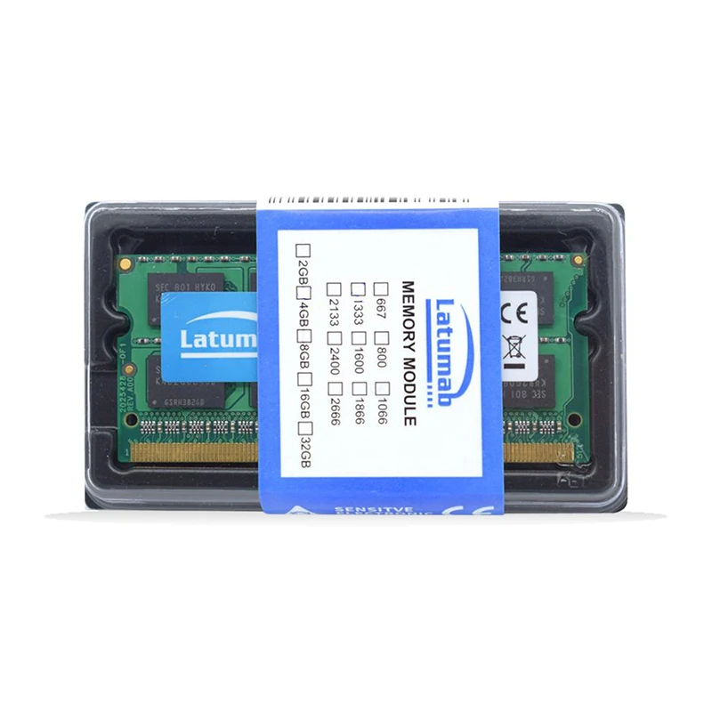 Память Latumab для ноутбука DDR3L 4 ГБ 8 16 1866 МГц 1 35 в|Оперативная память| |