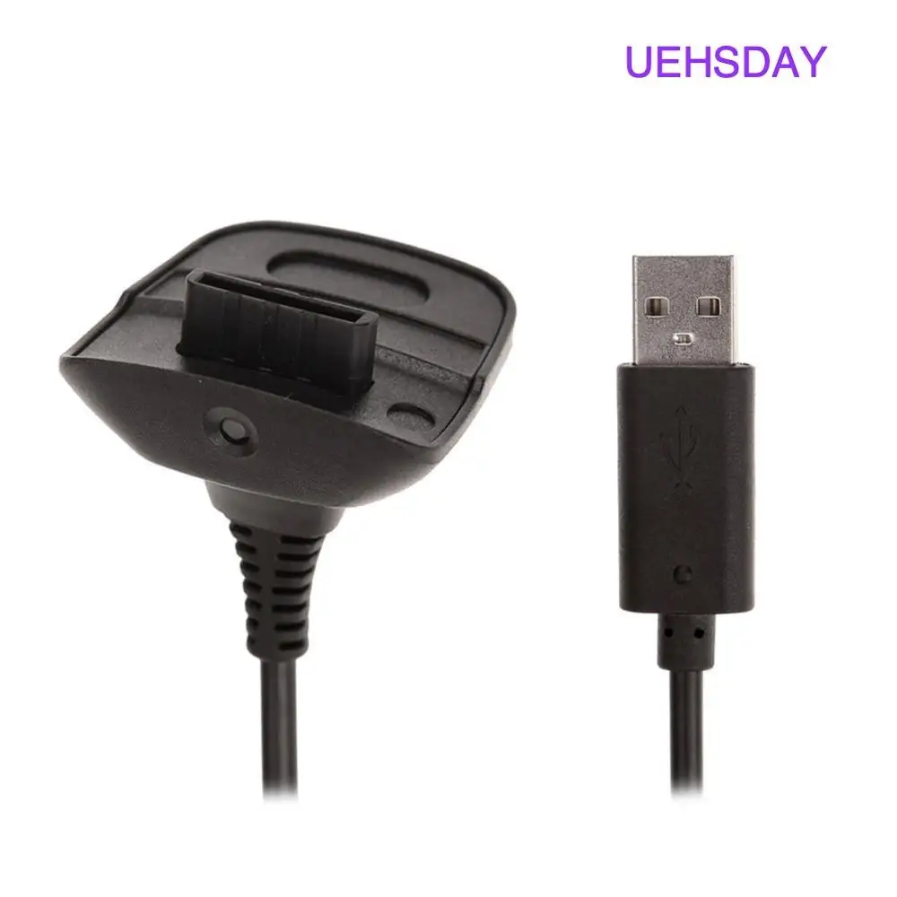 Черный usb-кабель для зарядки для контроллеров Xbox 360