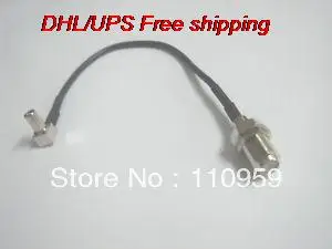 

DHL/EMS Hot 100 pcs MS147 Male to F Female Nut Bulkhead RG174 3G Modem-A2