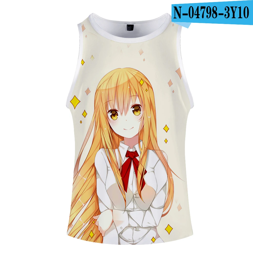 Himouto! Umaru-chan майка с 3d принтом Модная стильная хипстерская Повседневная Удобная летняя с круглым вырезом летняя без рукавов для мужчин/женщин - Цвет: H