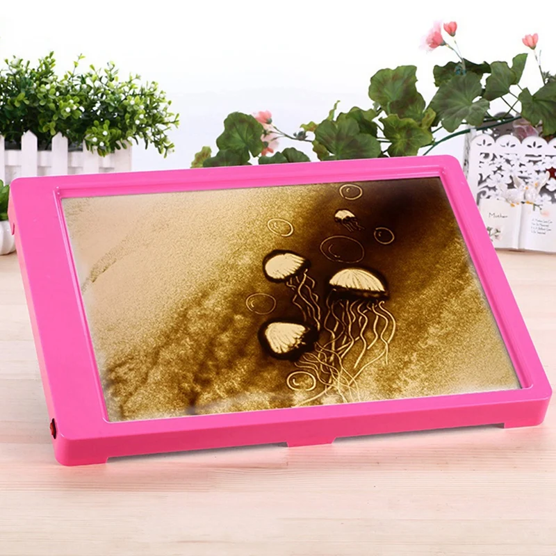 Детские головоломки креативные DIY песок живопись искусство креативные игрушки для рисования доска для катания на песке для детей случайный цвет